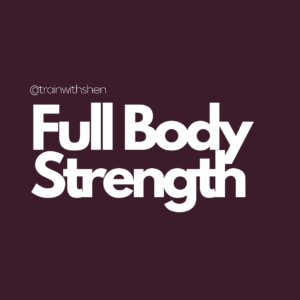 Full body strength workout for by trainwithshen - A free full-body gym workout covering all major muscle groups.